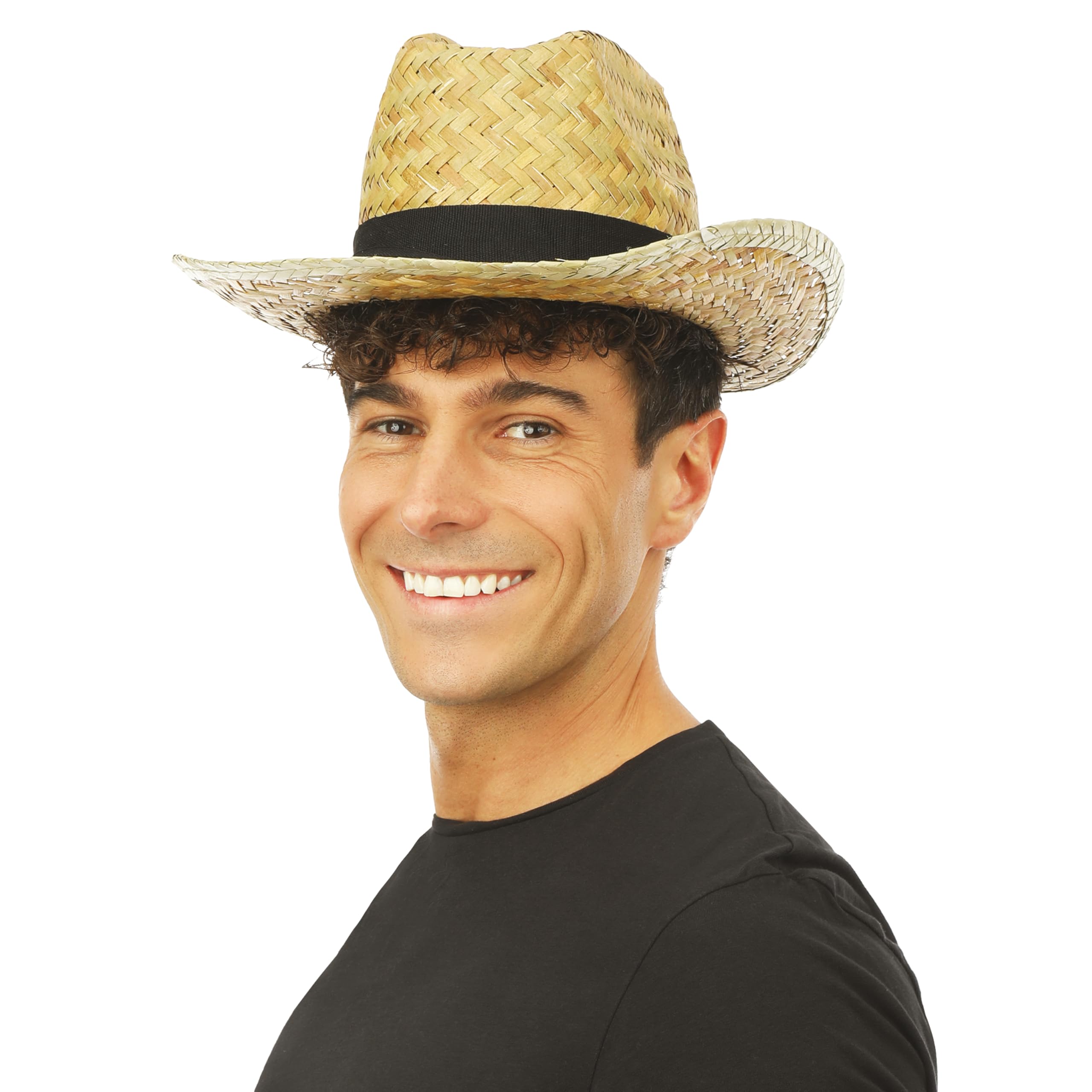 p-tit-clown-strohhut-cowboy-kost-m-hut-f-r-karneval image 6