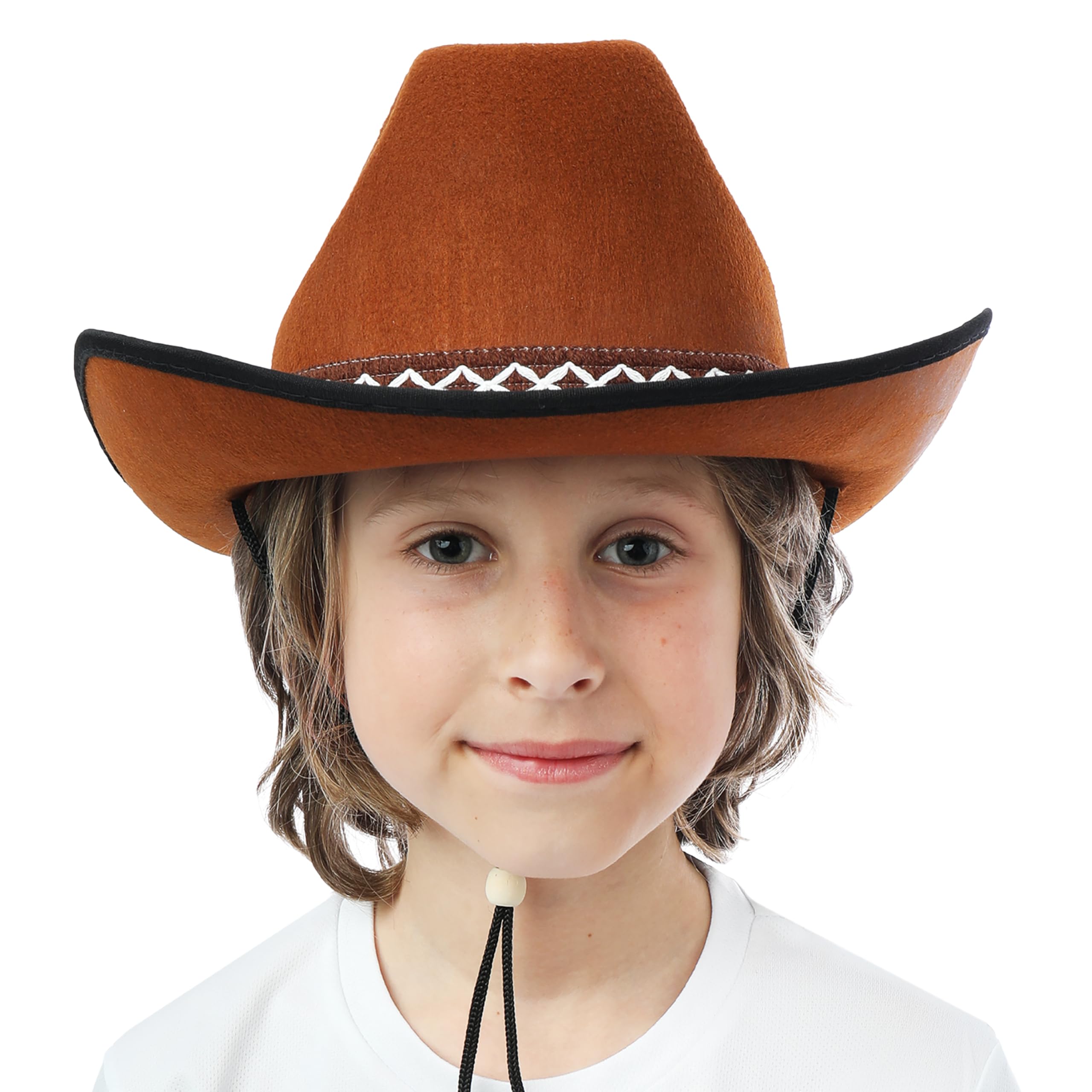 p-tit-clown-cowboy-filzhut-kinder-braun-western-kost-mhut image 5