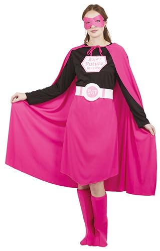 p-tit-clown-super-braut-kost-m-f-r-junggesellinnenabschied-rosa-l-xl image 6