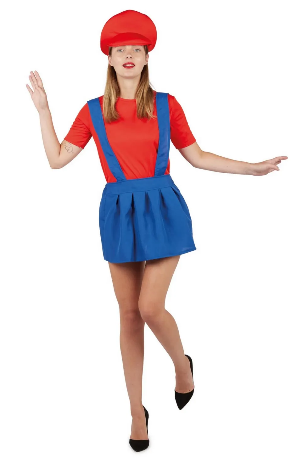 ptit-clown-60621-klempner-kost-m-damen-l-xl-blau-rot-polyester image 1