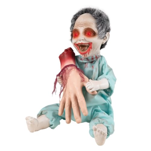 p-tit-clown-23566-animierter-zombie-mit-abgetrennter-hand-30-cm image 4