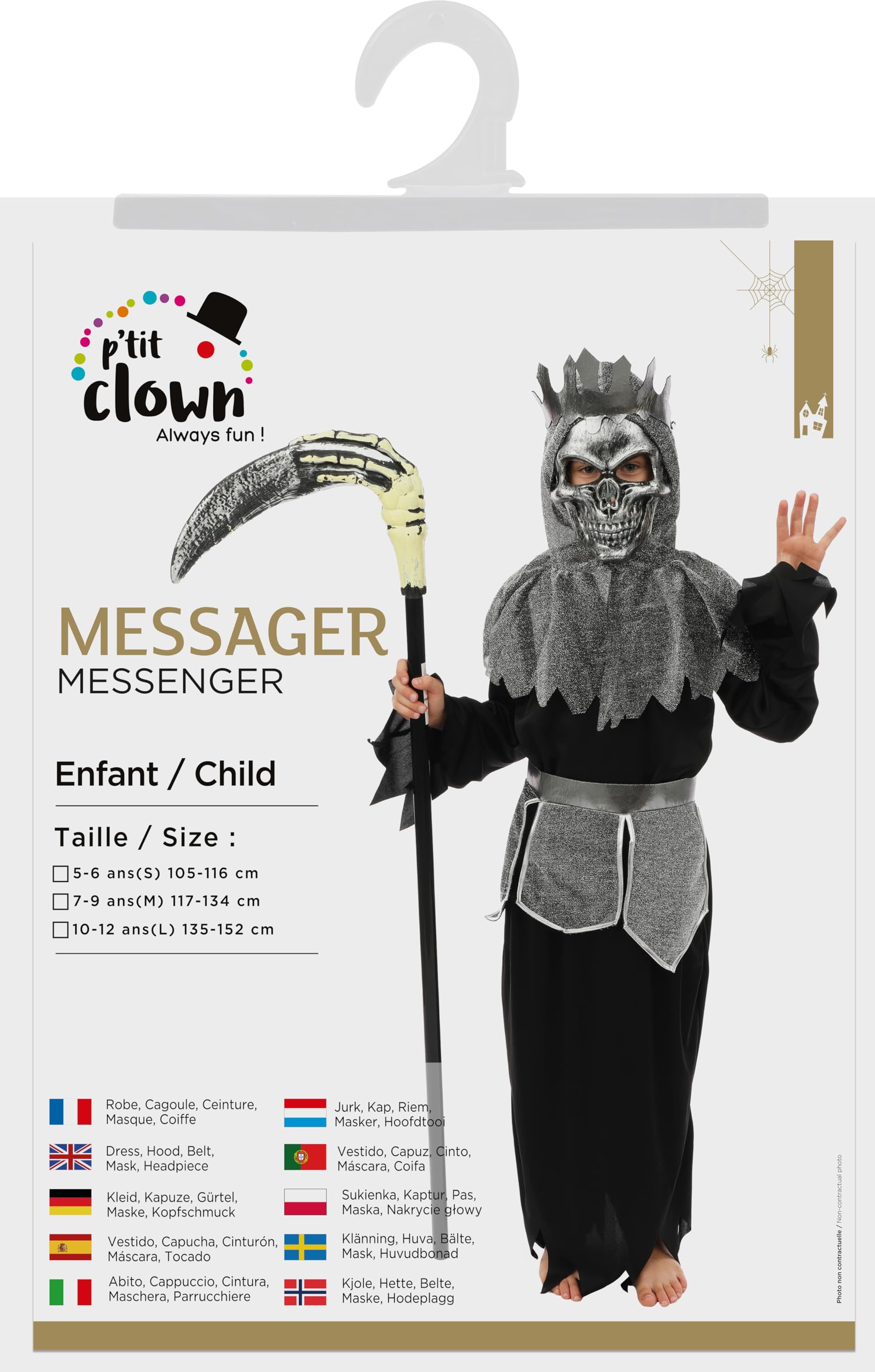 p-tit-clown-bote-des-todes-sensenmann-kost-m-f-r-kinder-schwarz-mit-totenkopfmas image 5