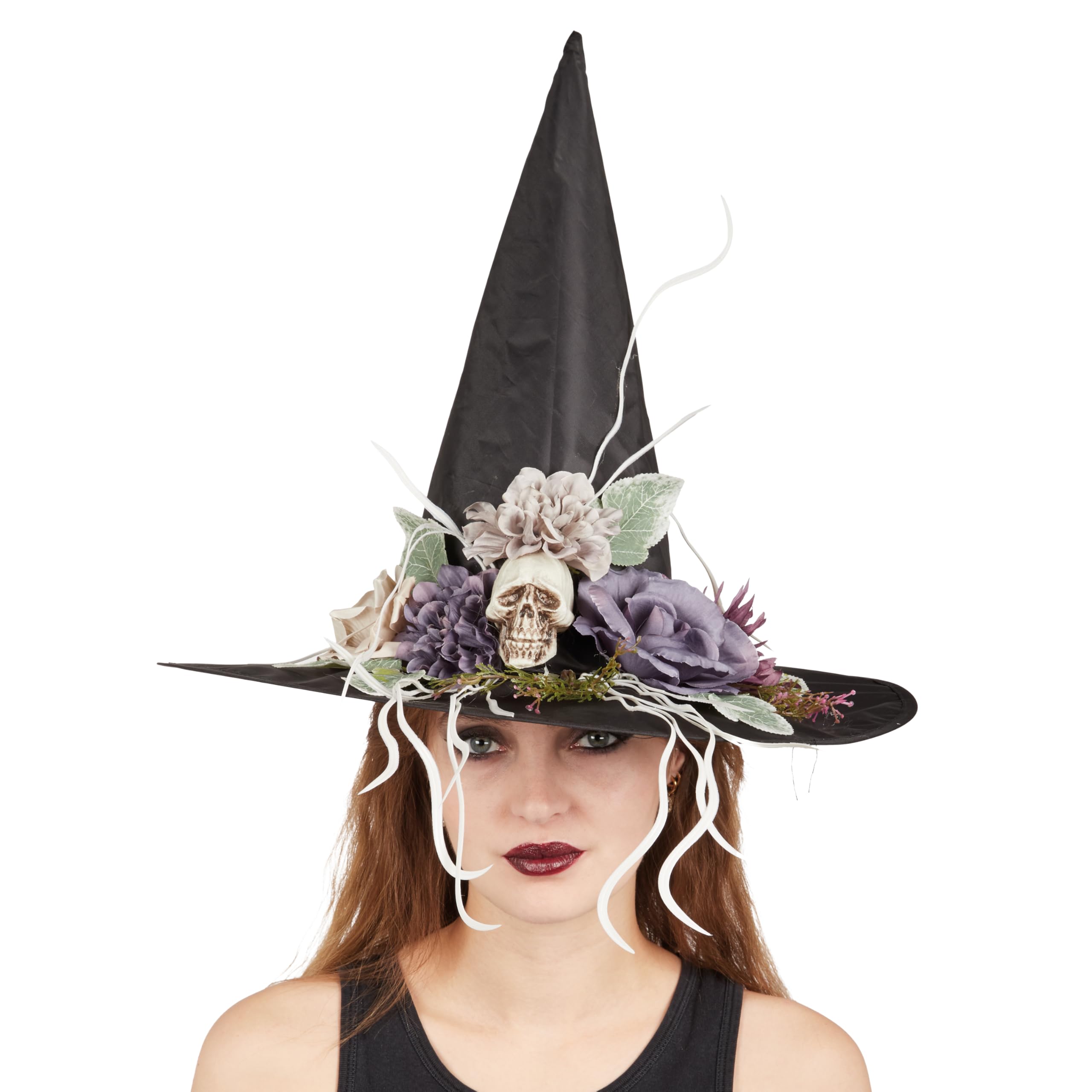 p-tit-clown-hexenhut-damen-halloween-kost-m-accessoire-schwarz image 3