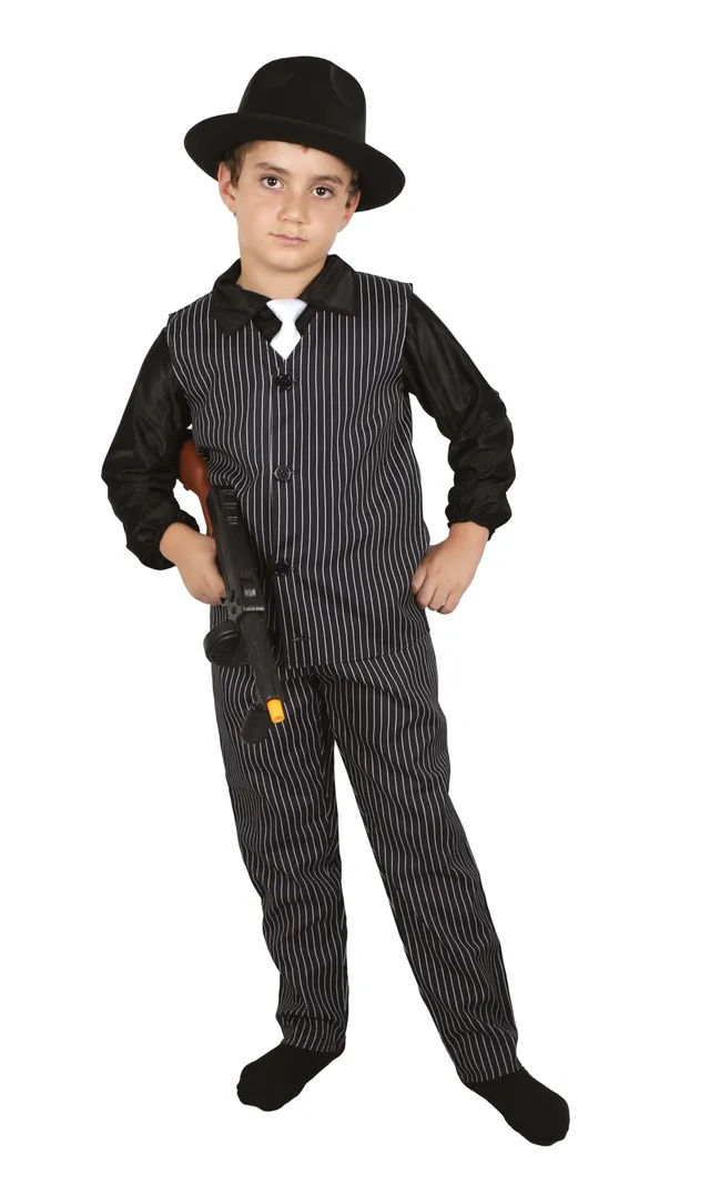 ptit-clown-gangster-kost-m-kinder-20er-jahre-mafia-outfit-mit-weste image 1
