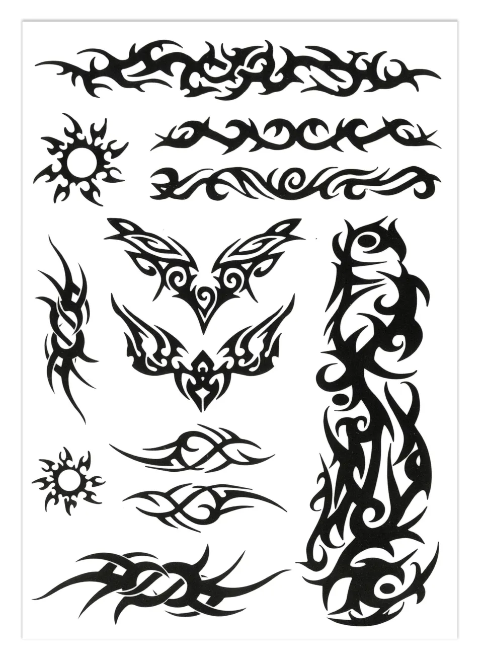 ptit-clown-23917-tribal-tattoos-zum-aufkleben image 1