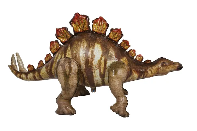 ptit-clown-folienballon-stegosaurus-mit-gelenken-zum-hinstellen image 1