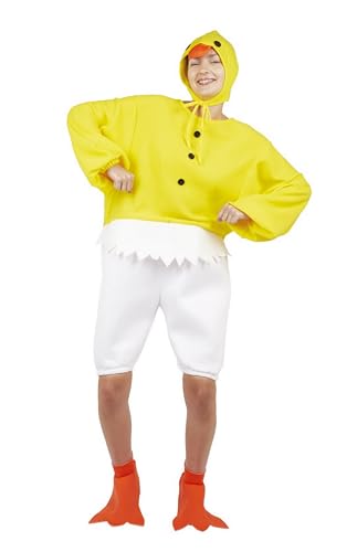 p-tit-clown-erwachsenenkost-m-gelb-wei-kost-m image 7