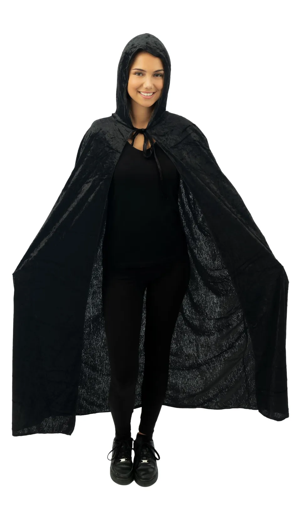 ptit-clown-16211-cape-velours-kost-mcape-mit-kapuze-schwarz-1-40-m-einheitsgr-e image 1