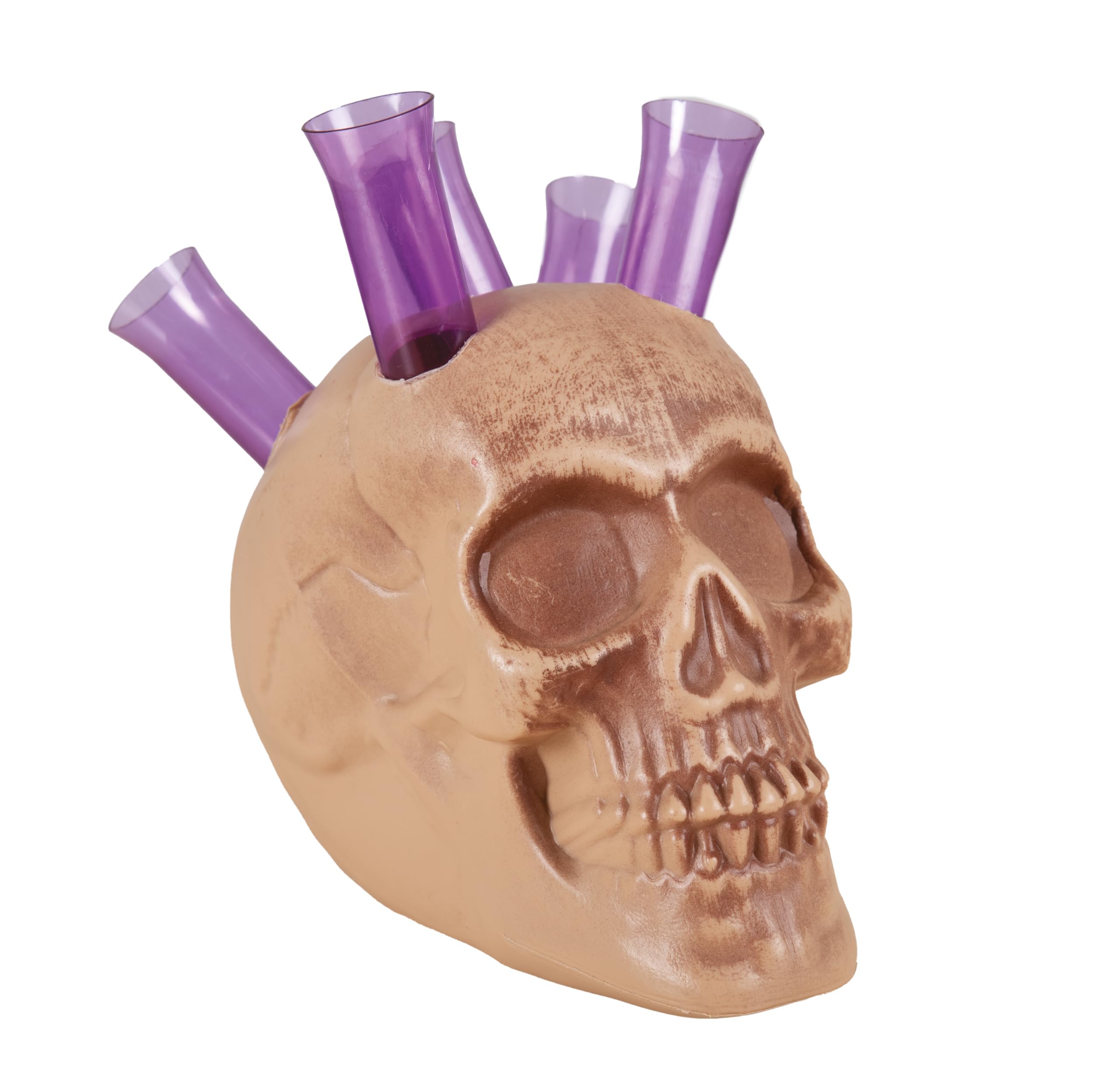 p-tit-clown-23585-totenkopf-figur-mit-5-shotgl-sern-reagenzgl-ser-kunststoff image 1