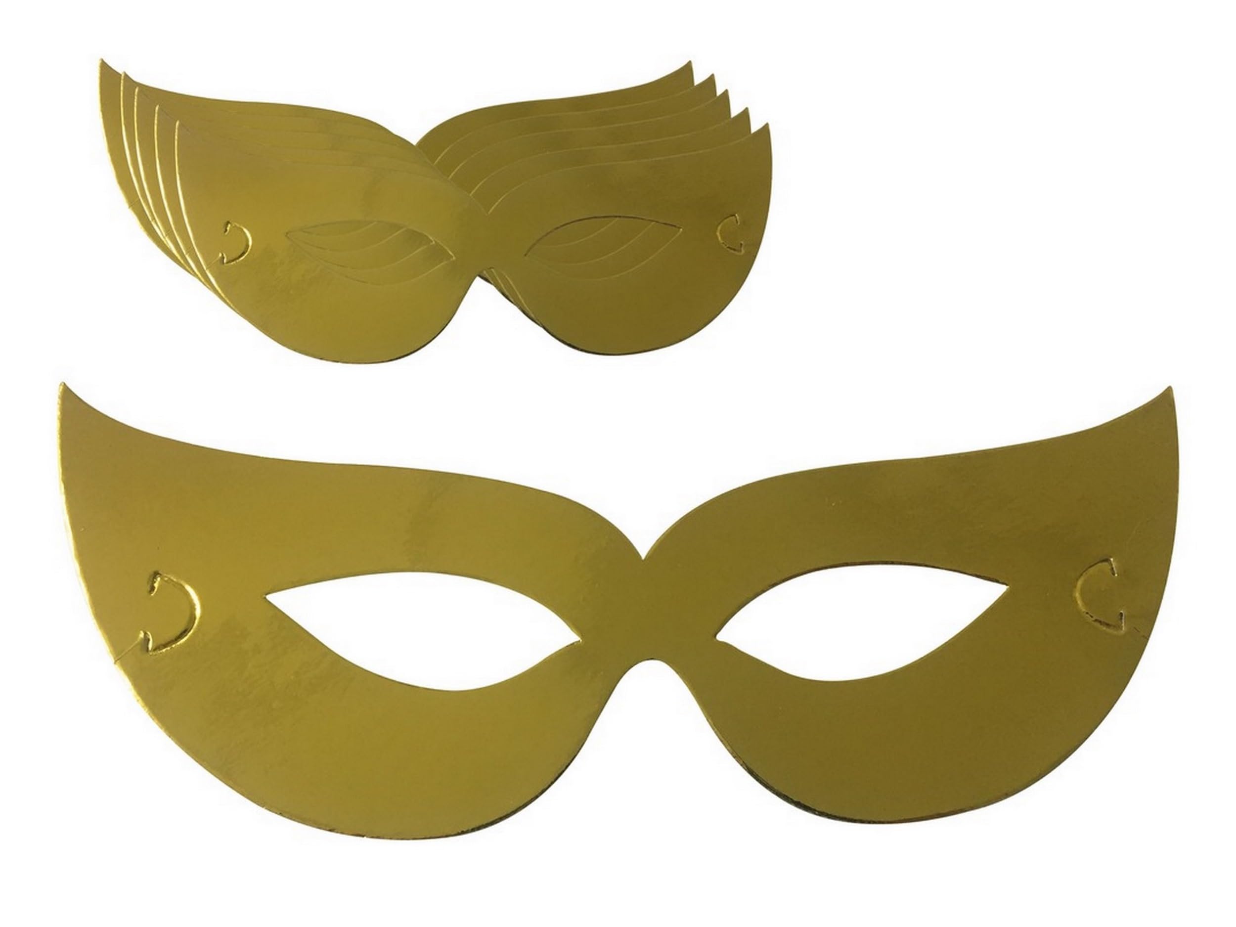 p-tit-clown-metall-masken-6er-set-themenparty-accessoires image 1