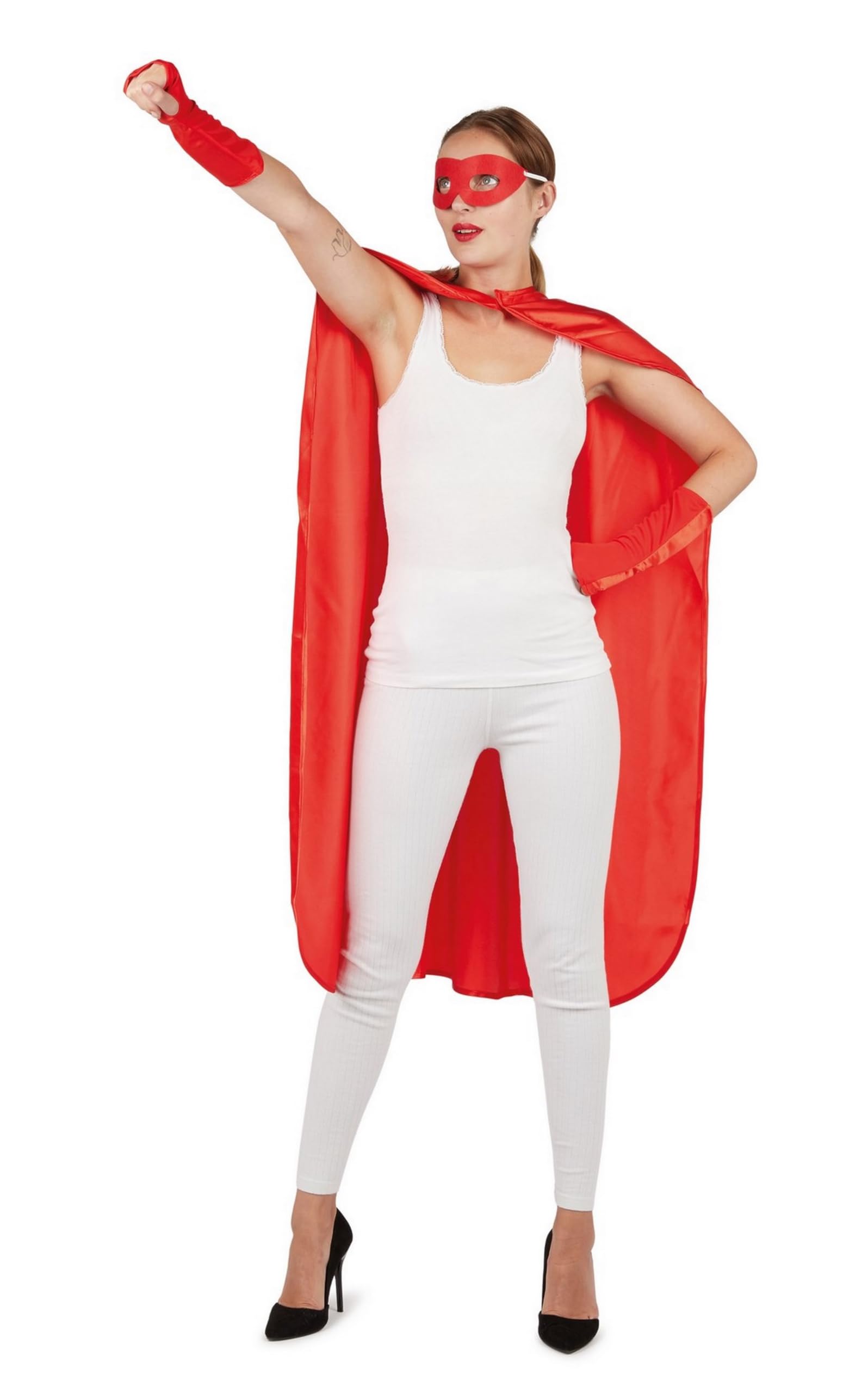 ptit-clown-superhelden-kost-m-f-r-erwachsene-einheitsgr-e-rot image 2