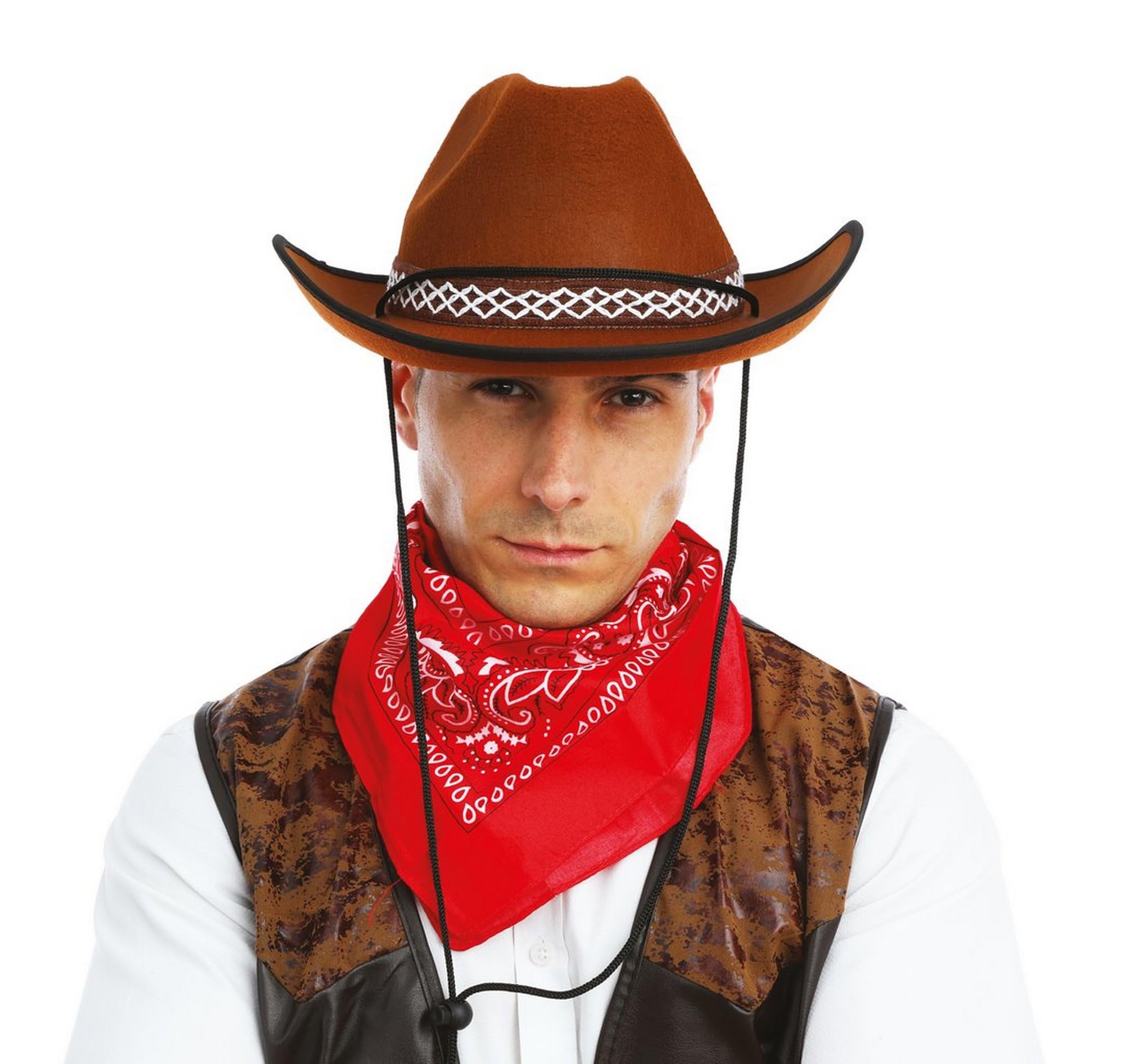 p-tit-clown-11135-filz-cowboyhut-braun-erwachsene image 2