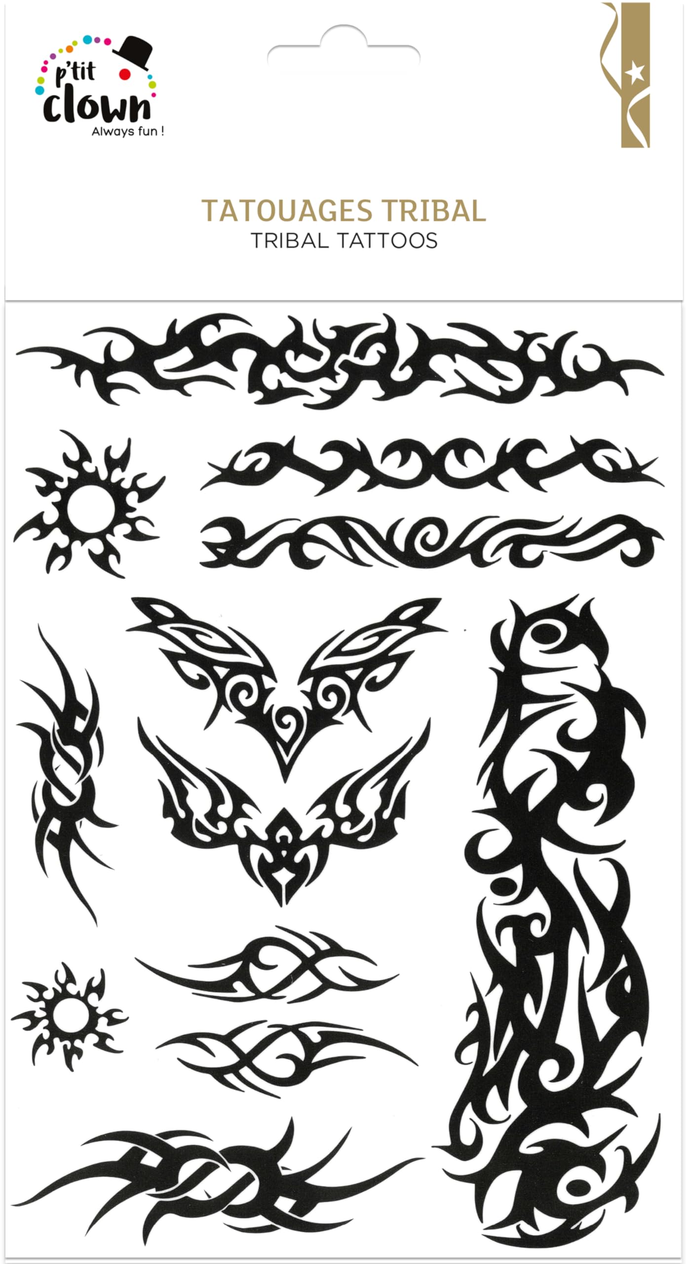 ptit-clown-23917-tribal-tattoos-zum-aufkleben image 4
