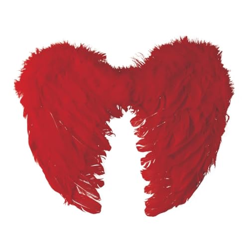 ptit-clown-91123-engelsfl-gel-federn-rot-40x32-cm-damen image 7
