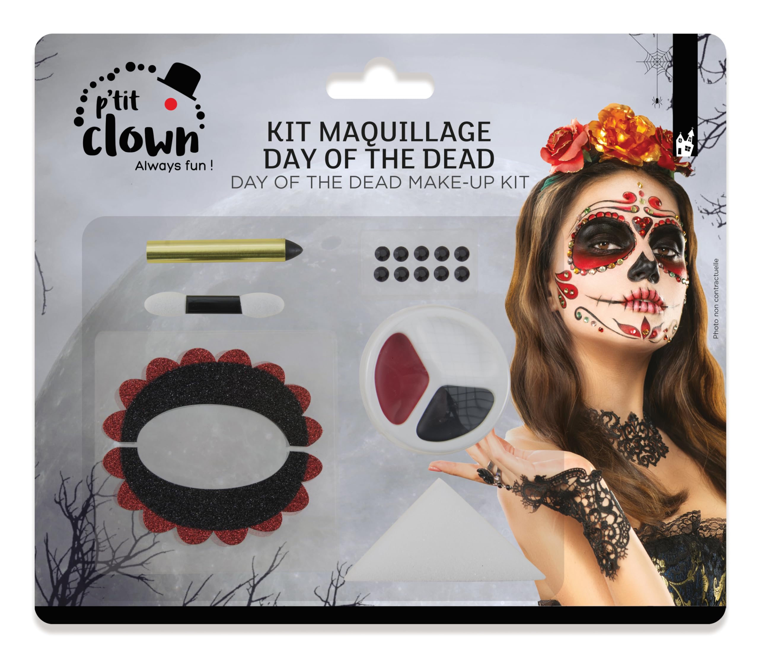 p-tit-clown-day-of-the-dead-schminkset-mexiko-totenkopf-make-up image 1