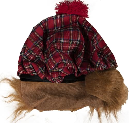 ptit-clown-77310-schotten-barett-mit-haar-mehrfarbig-erwachsene-59-cm image 7