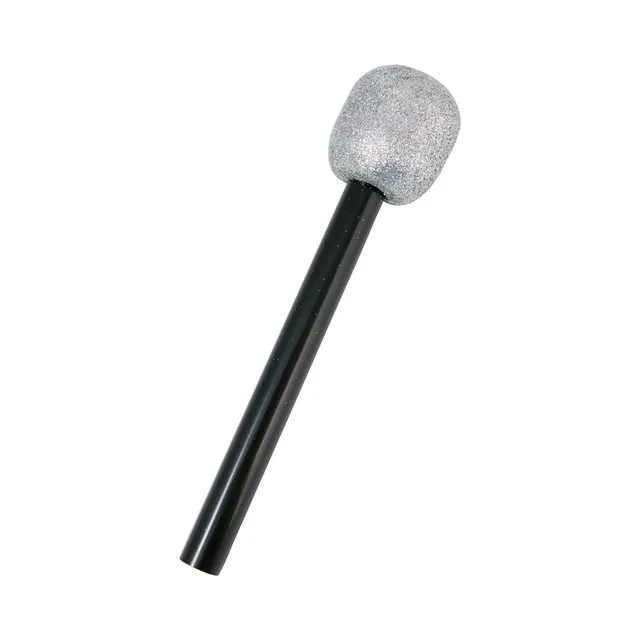 ptit-clown-10573-mikrofon-popstar-schwarz-silber image 1