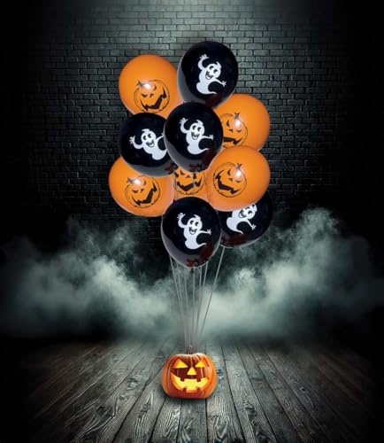 p-tit-clown-10330-halloween-ballons-10er-set-23-cm-geist-k-rbis image 5
