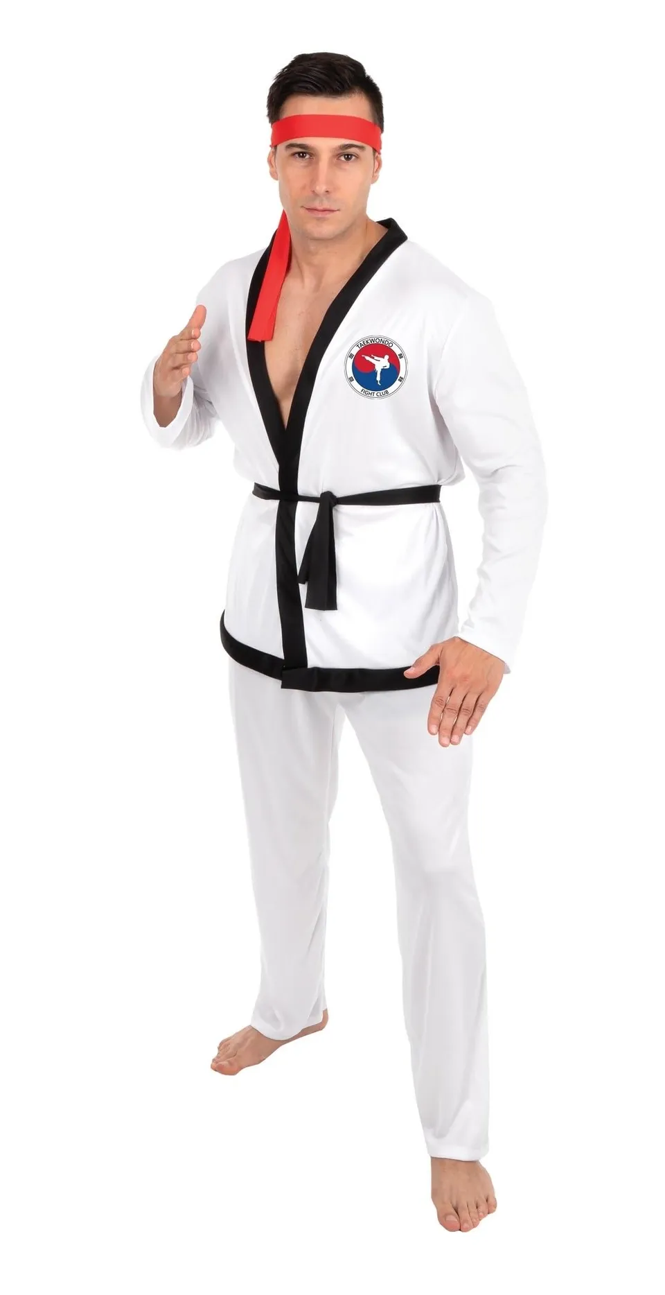 ptit-clown-ninja-samurai-kost-m-f-r-damen-schwarz-rot image 1