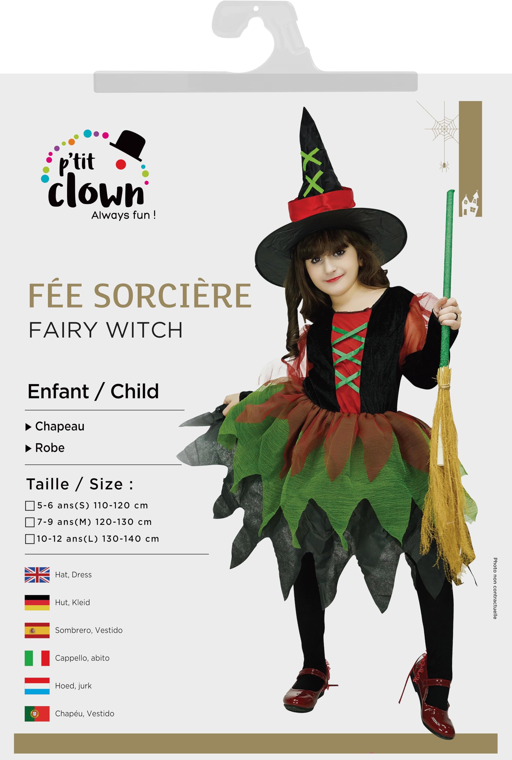 ptit-clown-23080-fee-hexenkost-m-kinder-10-12-jahre image 5