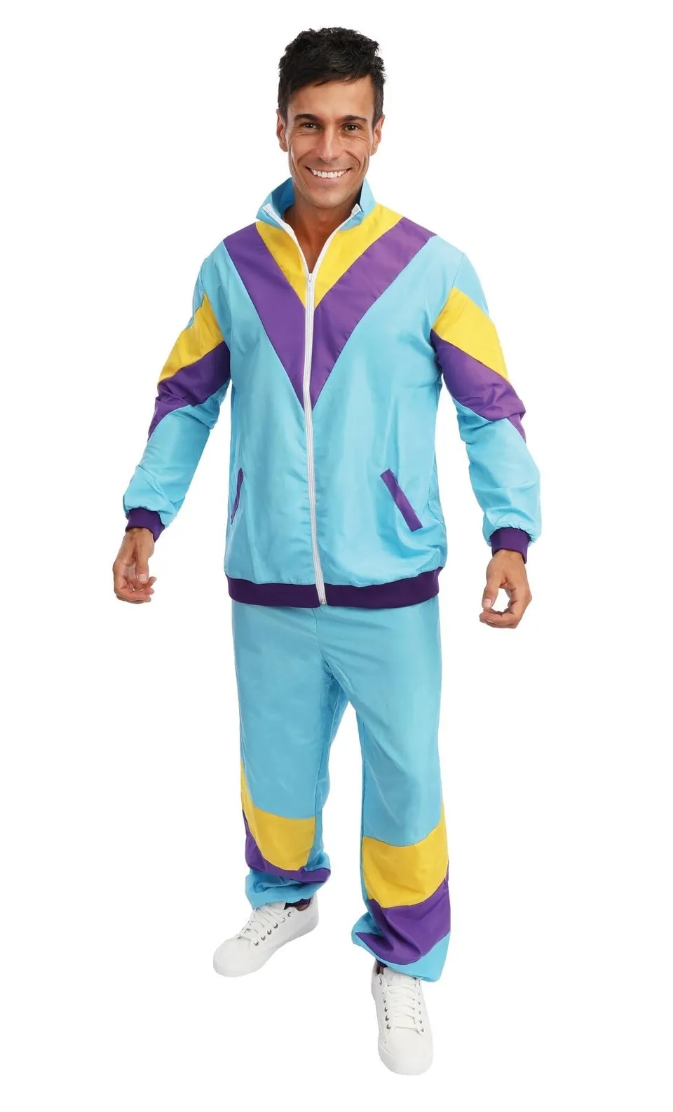 p-tit-clown-trainingsanzug-kost-m-80er-jahre-herren-l-xl-multicolore image 1