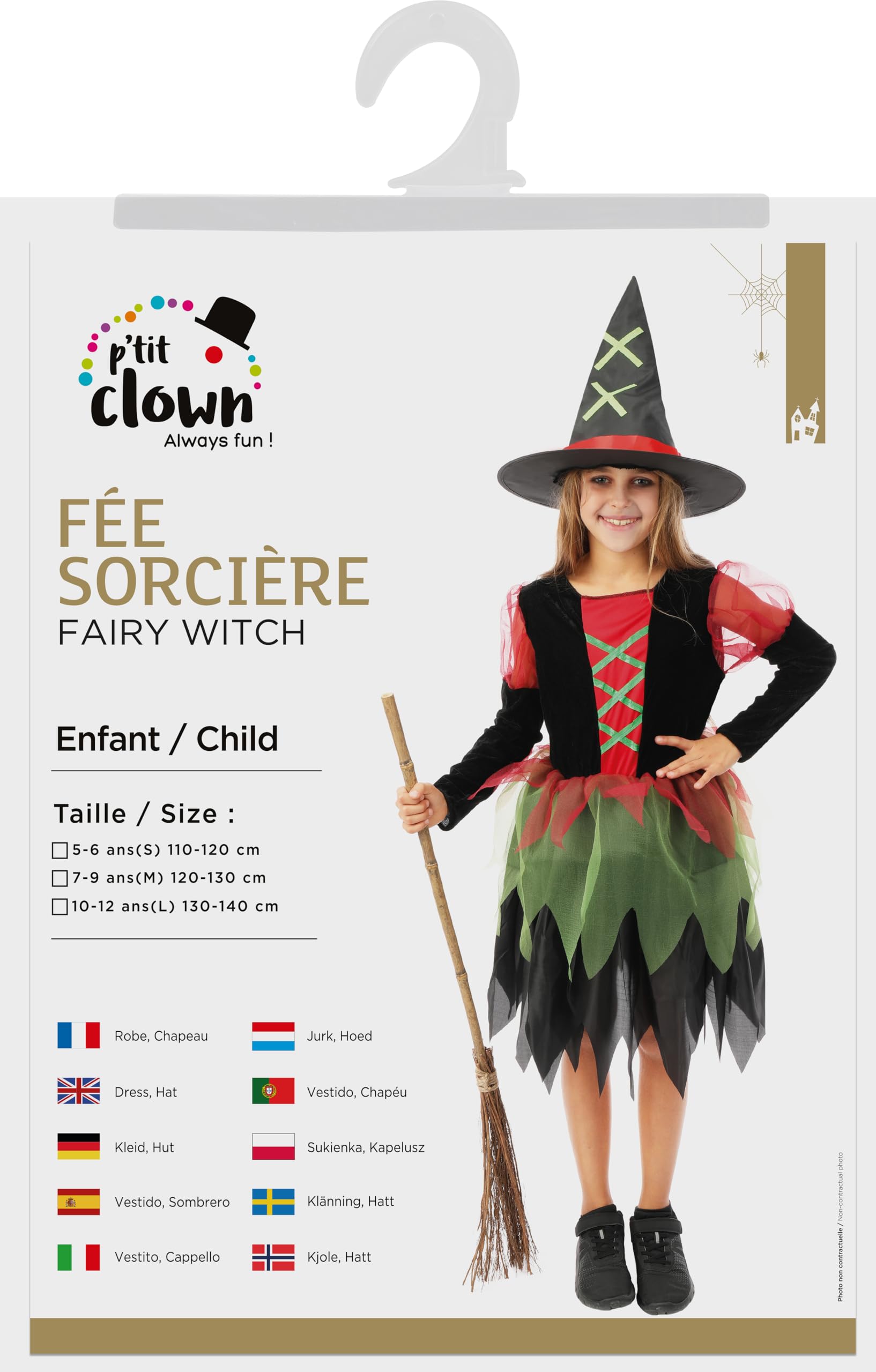 ptit-clown-23080-fee-hexenkost-m-kinder-10-12-jahre image 6