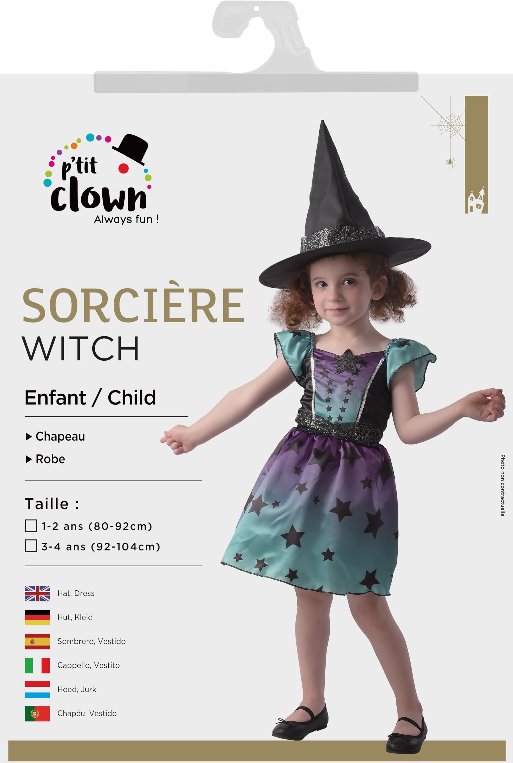 ptit-clown-re23048-kinderkost-m-hexe-sterne-1-2-jahre image 3