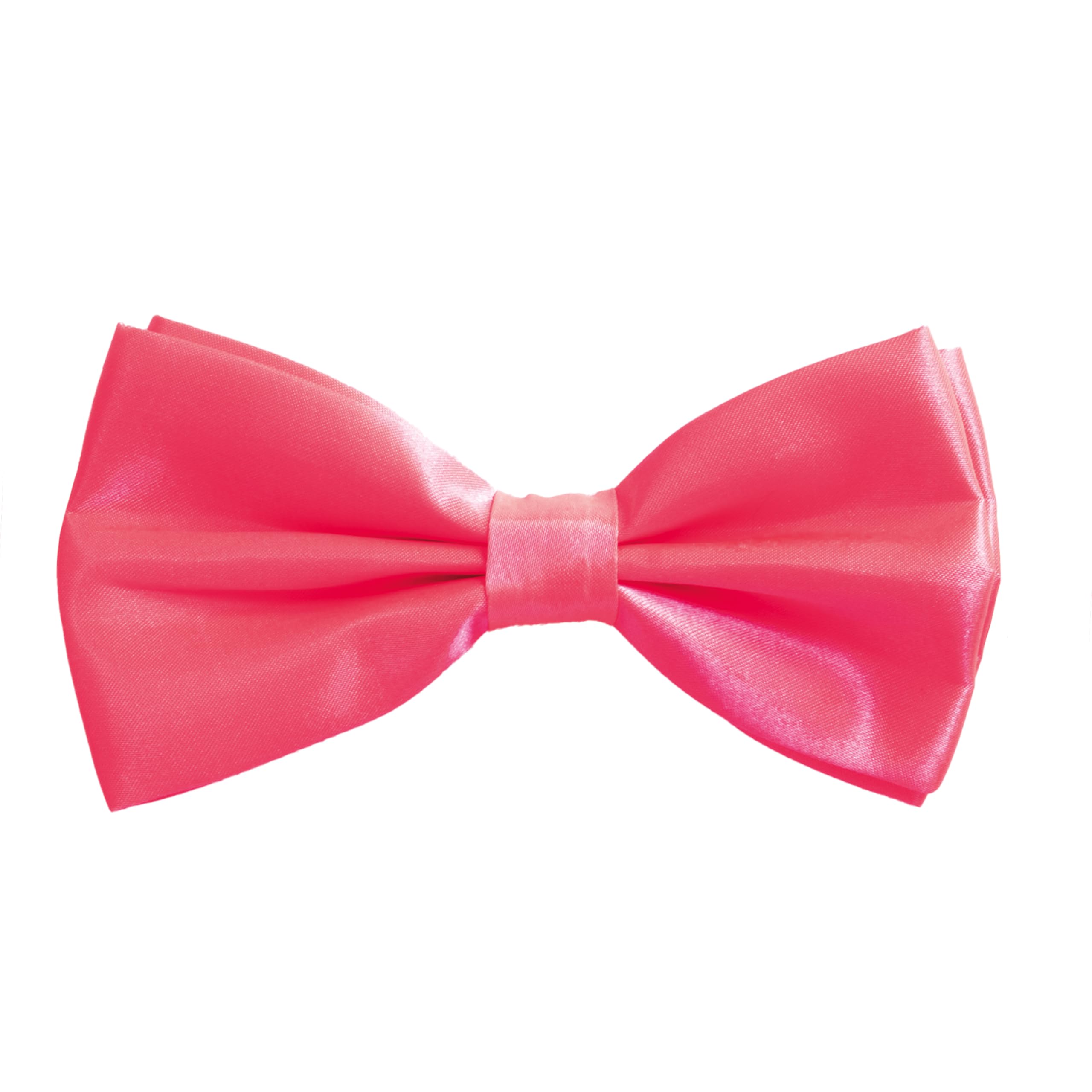ptit-clown-11893-fliege-aus-stoff-vorgeknotet-verstellbar-neonrosa image 1
