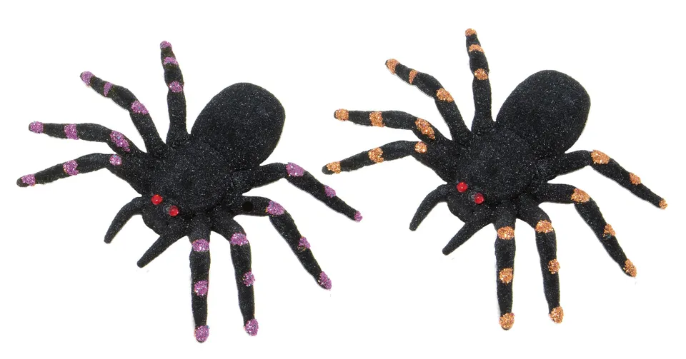 p-tit-clown-spinne-11-cm-gold-violett-2er-set-halloween image 1