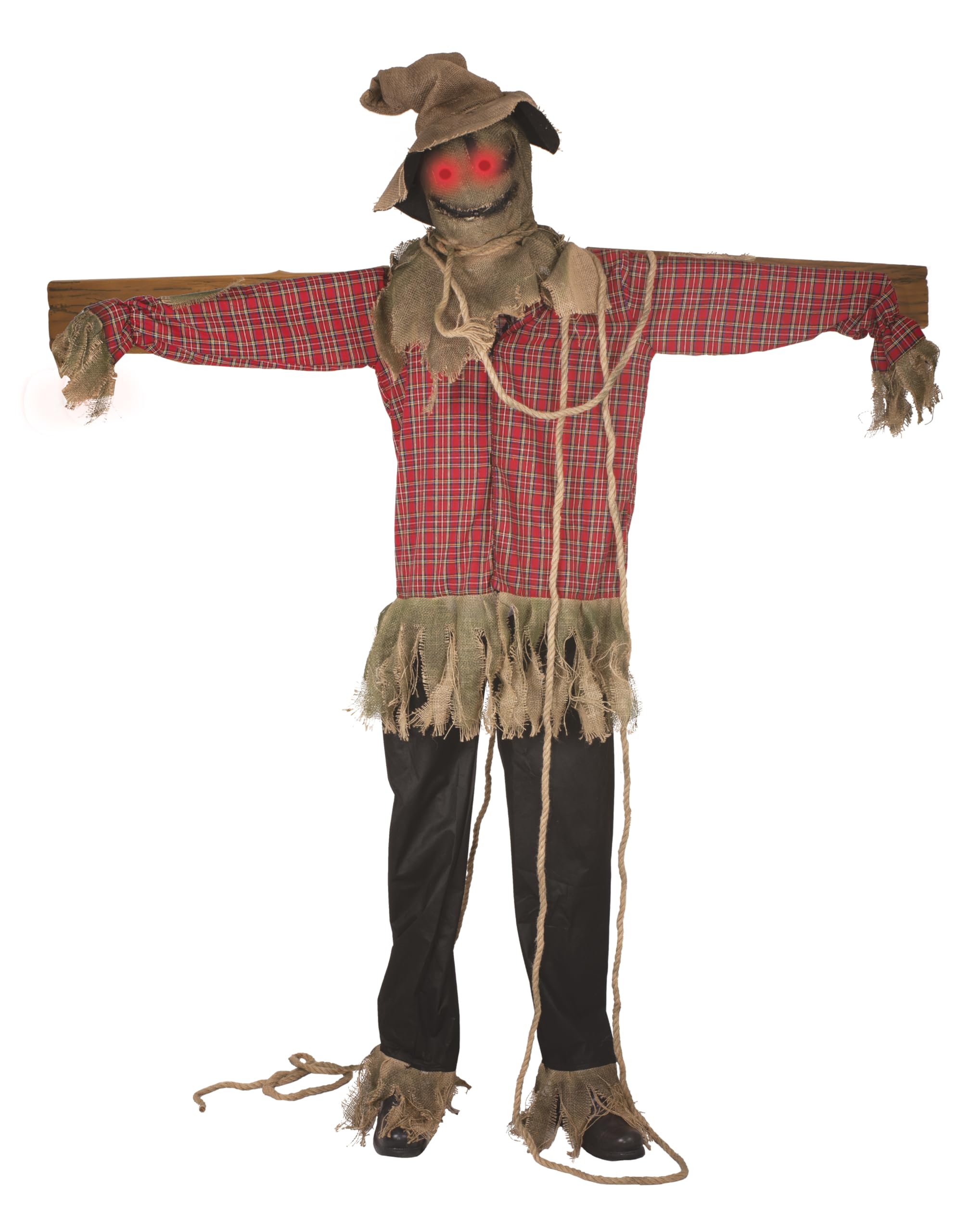 p-tit-clown-condamn-epouvantail-zombie-dekofigur-animiert-2-m-mit-licht-und-ton image 1