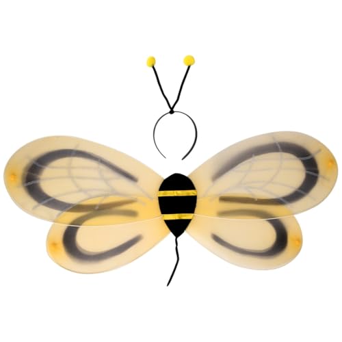 p-tit-clown-51470-bienen-set-gelb-schwarz-haarreif-mit-fl-gel-90-x-45-cm image 8