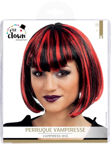 p-tit-clown-vampir-bob-per-cke-damen-ca-22-cm-schwarz-mit-wei-rot-str-hnen image 5