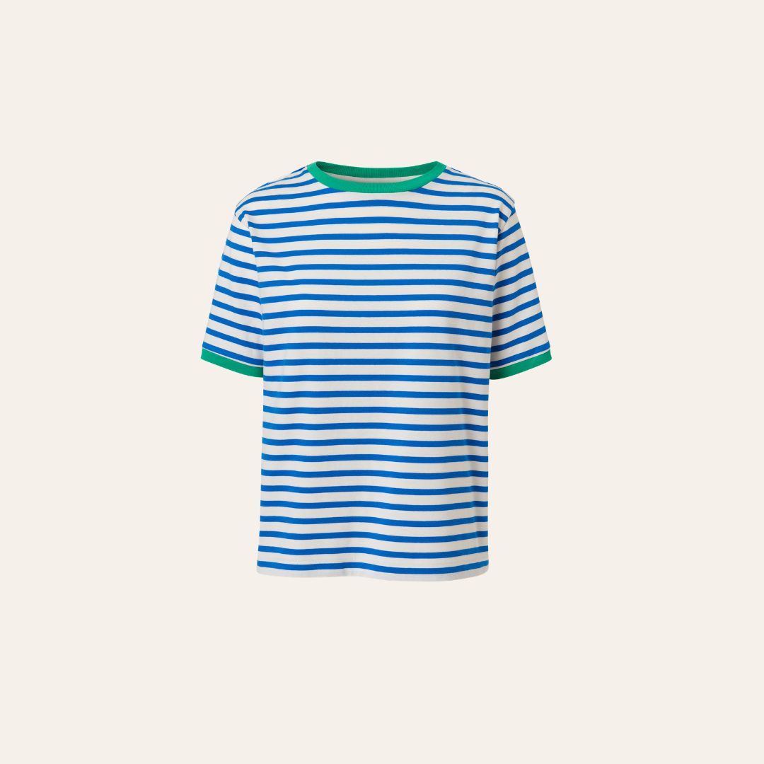 lotta-ludwigson-luma-midweight-single-jersey-t-shirt-royal-blue-striped image 8