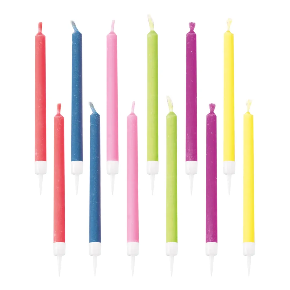 ptit-clown-23960-kerze-bunte-flammen-12-st-ck image 1