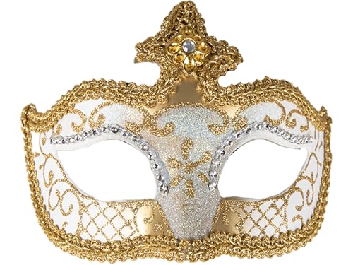 ptit-clown-venezianischer-wolf-kunststoff-maske-wei image 5