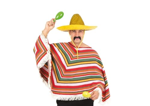 ptit-clown-91224-poncho-mexikanisch-erwachsene-mehrfarbig-einheitsgr-e image 7