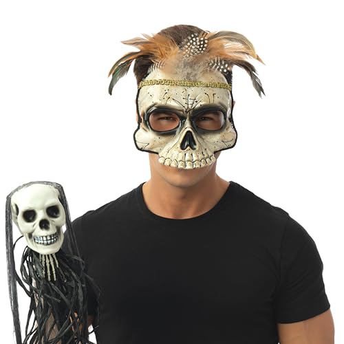 ptit-clown-voodoo-halbmaske-kost-m-accessoire image 6