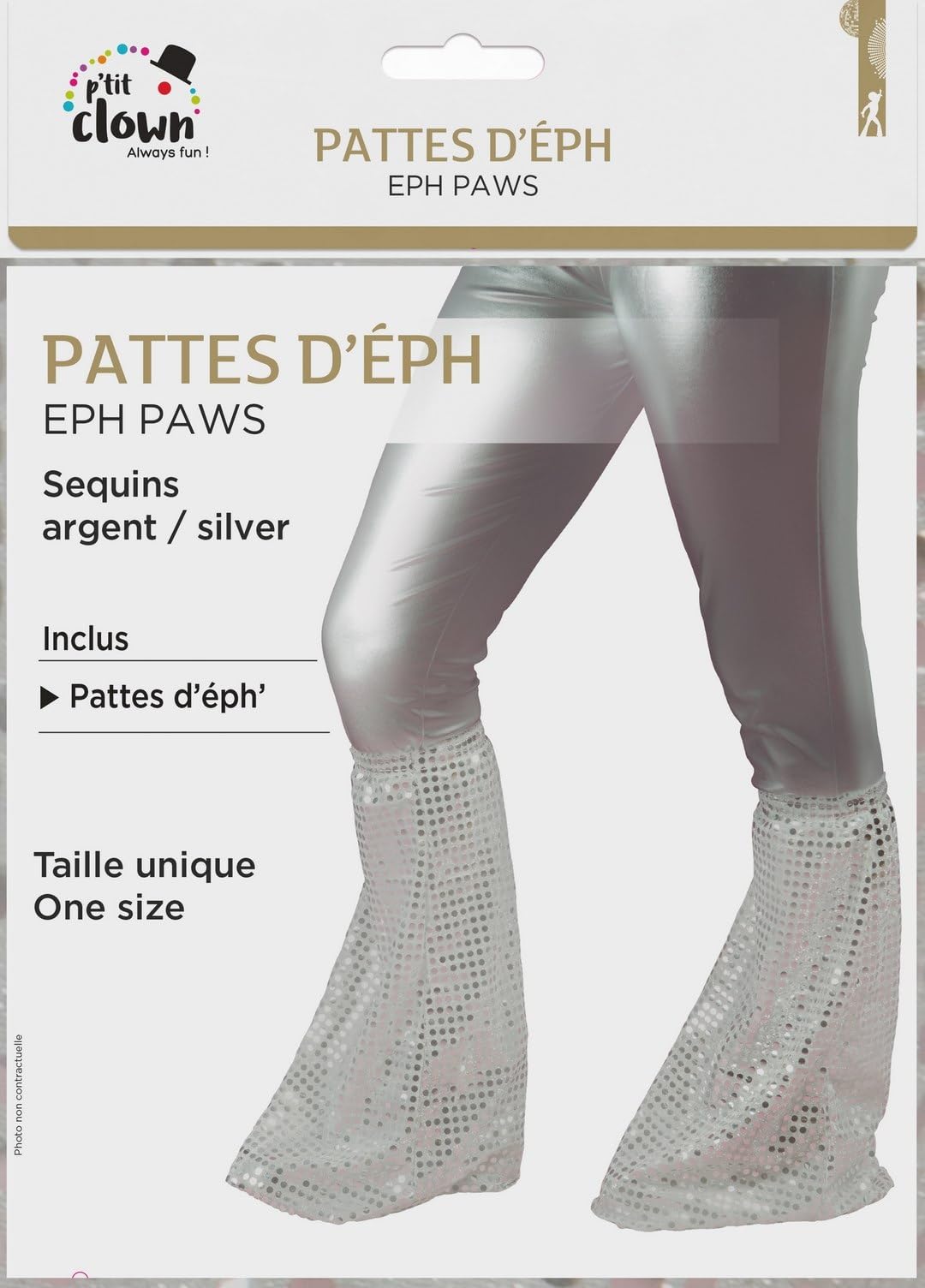ptit-clown-71922-stoff-pf-tchen-mit-pailletten-silber image 2