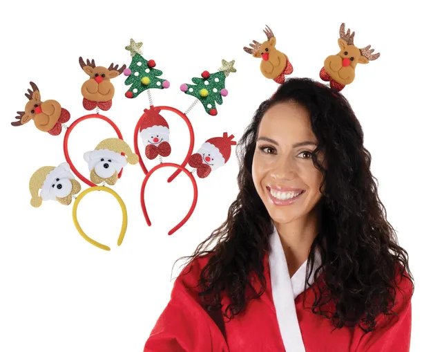 p-tit-clown-weihnachtshaarreif-mit-pailletten-damen-und-erwachsene image 1