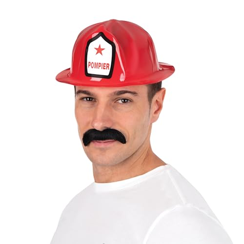 p-tit-clown-feuerwehrhelm-rot-erwachsene-kunststoff image 8