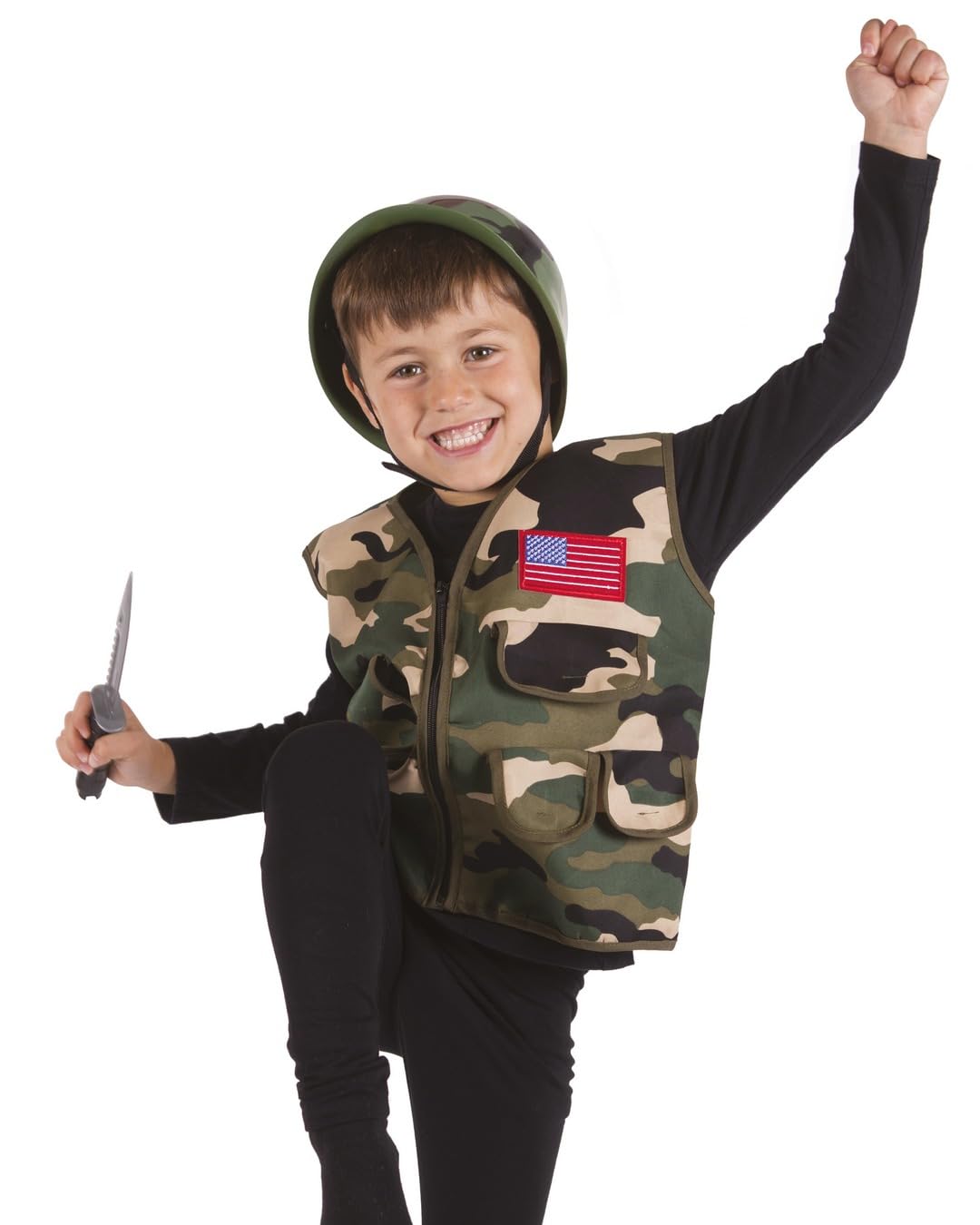 p-tit-clown-kit-militaire-kinder-kost-m-multicolor image 2