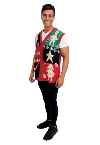 p-tit-clown-weihnachtsweste-ohne-rmel-erwachsene-l-xl-rot image 5