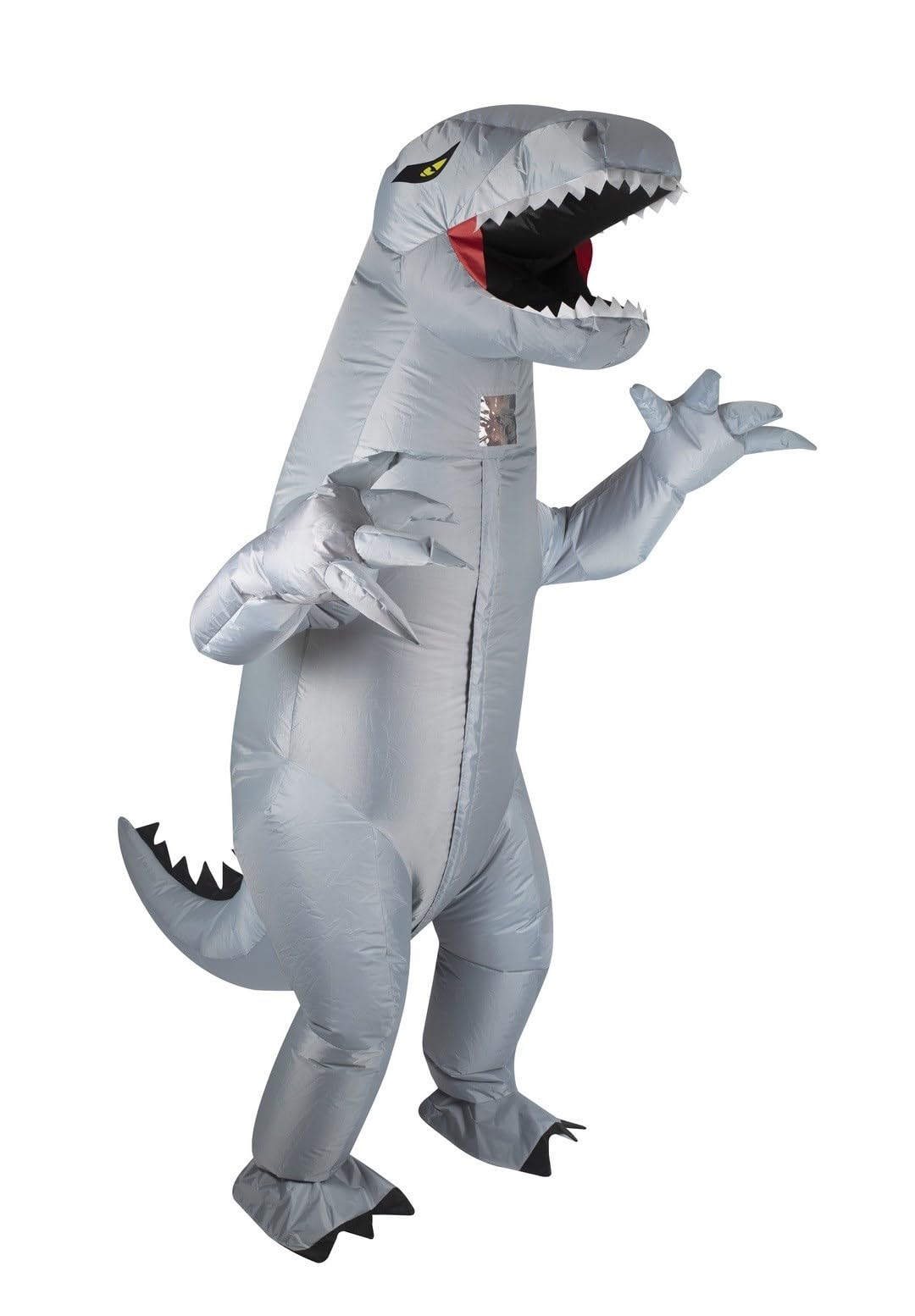 p-tit-clown-aufblasbares-dinosaurier-kost-m-erwachsene-grau image 1