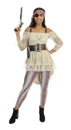 p-tit-clown-freibeuter-damenkost-m-pirat-f-r-erwachsene-polyester image 7