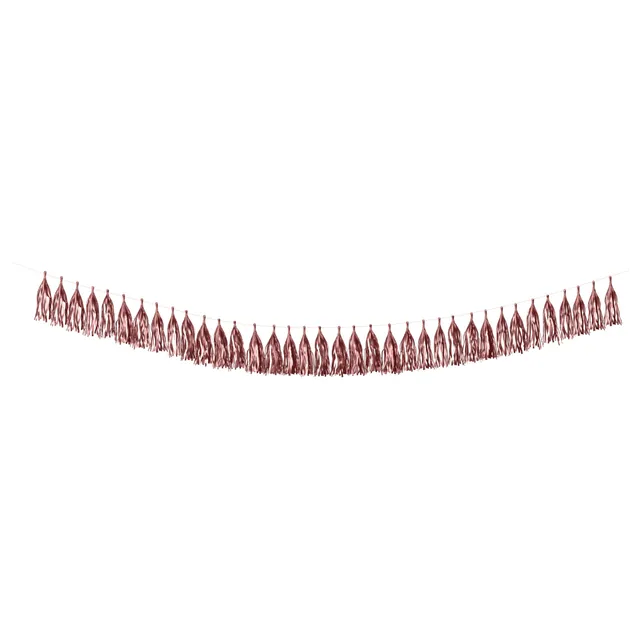 ptit-clown-re22622-girlande-pompons-metallisch-3-m-rosa-gold image 1