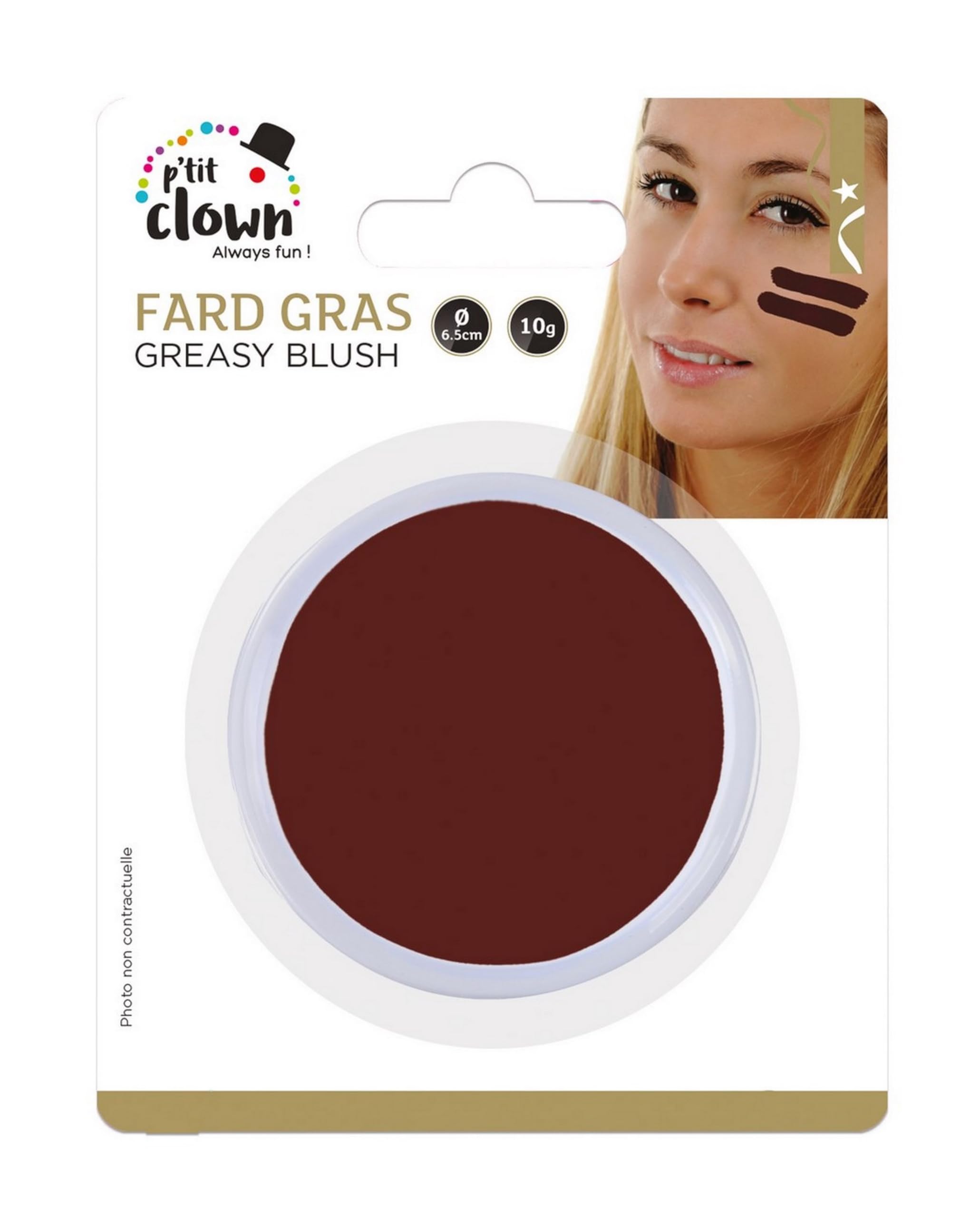 ptit-clown-fett-palette-rund-braun-kost-m-schminke image 1