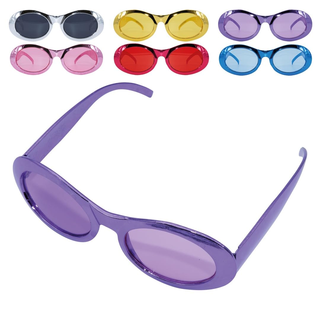p-tit-clown-24581-brille-kunststoff-glitzer-mehrfarbig-partybrille image 2