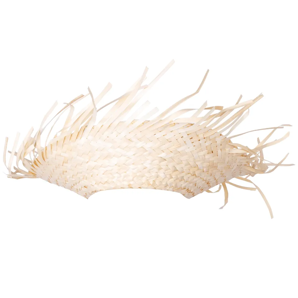 ptit-clown-95422-hawaii-strohhut-f-r-erwachsene-natur-beige image 1