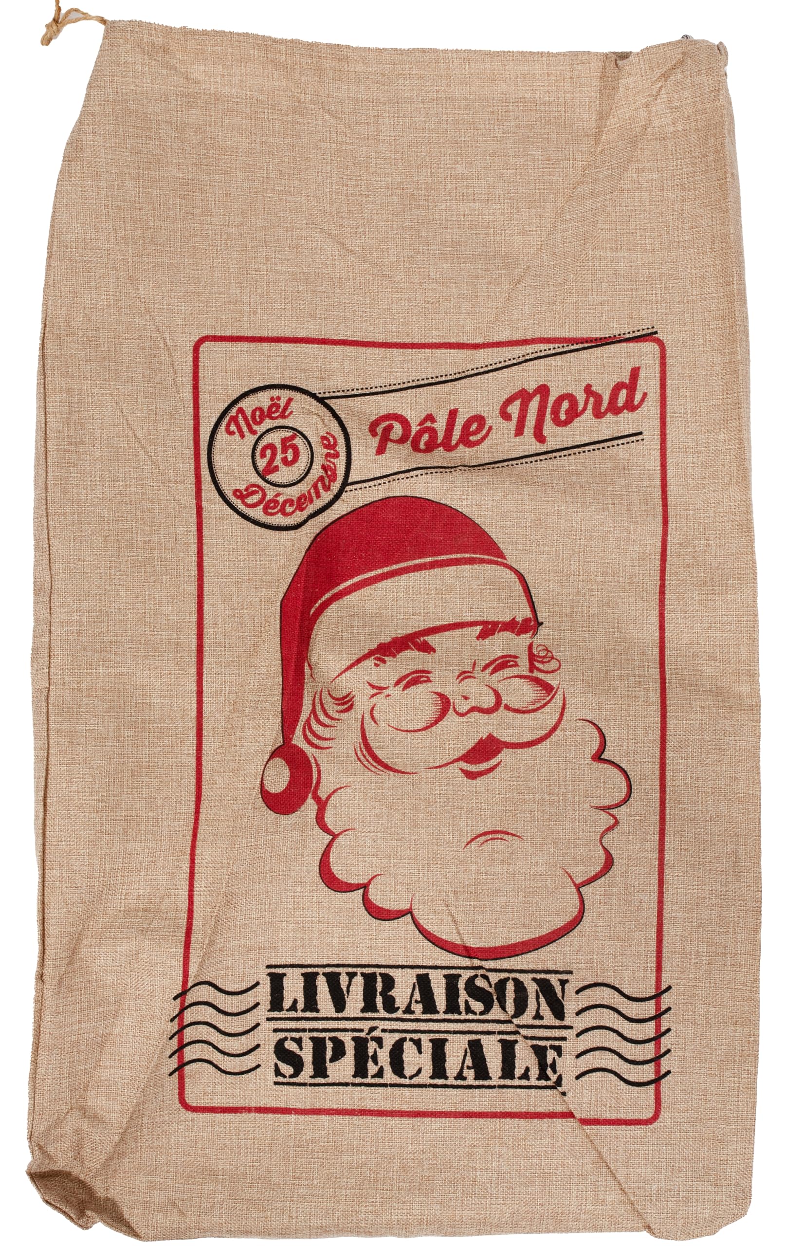 ptit-clown-weihnachtsmann-sack-beige-aus-jute-nikolaus-sack image 2