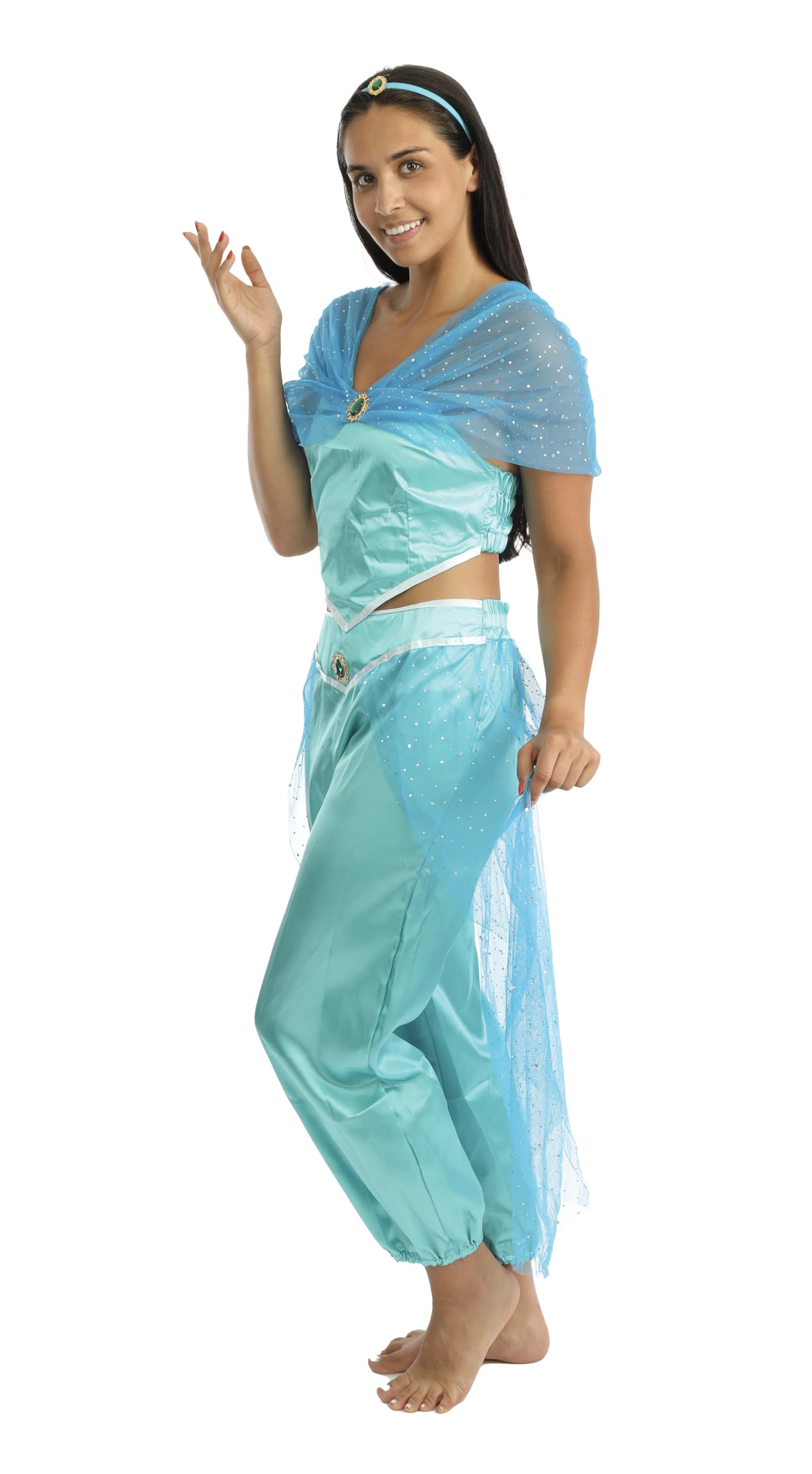 ptit-clown-orientalische-prinzessin-orientalischer-prinz-kost-m-erwachsene-polye image 2